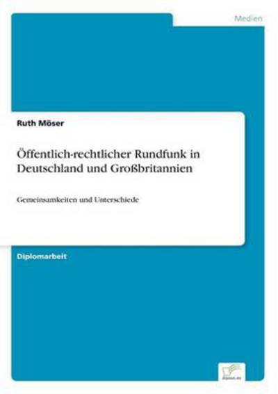 Cover for Möser · Öffentlich-rechtlicher Rundfunk i (Book) (2001)