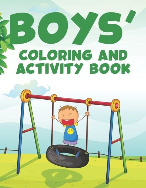 Cover for Pasara Publishing · Boy's Coloring And Activity Book (Paperback Book) (2020)