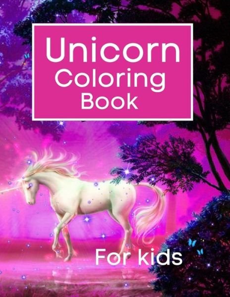 Cover for Web Dev · Unicorn Coloring Book (Paperback Bog) (2021)