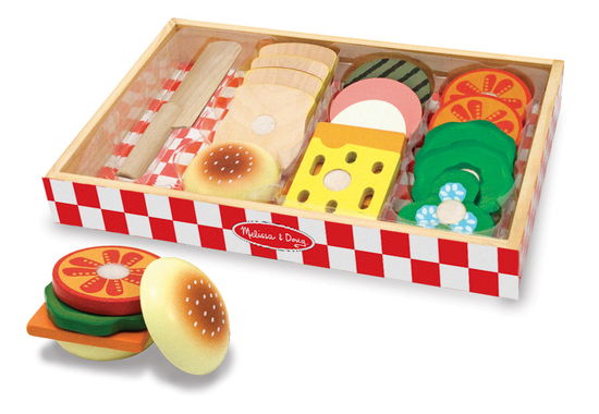 Cover for Melissa And Doug · Melissa And Doug - Wooden Sandwich Making Set (Leketøy) (2017)