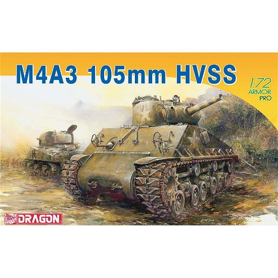 Cover for Dragon · Dragon - 1/72 M4a3 105mm Sherman Hvss (Legetøj)