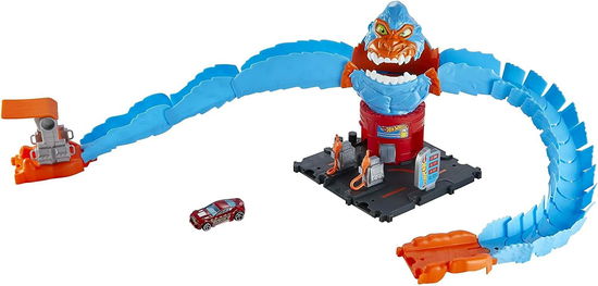 Cover for Mattel · Hot Wheels City Nemesis Lab Gas Station Gorilla Aanval (Toys) (2022)