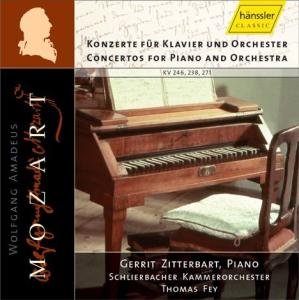 MOZART: Con.for Piano&Orchestr *s* - Zitterbart,gerrit / Fey,thomas - Music - hänssler CLASSIC NXD - 4010276011132 - January 2, 2001