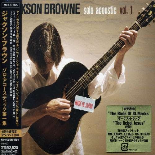 Cover for Jackson Browne · Solo Acoustic Vol.1 (CD) [Japan Import edition] (2005)