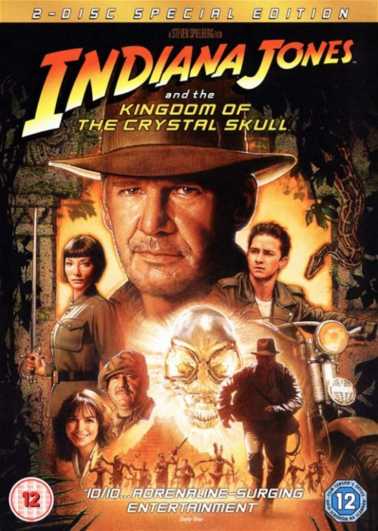 Cover for Indiana Jones and the Kingdom of the Crystal Skull · Indiana Jones And The Kingdom Of The Crystal Skull (DVD) (2008)