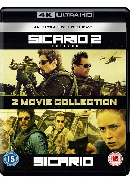 Cover for Fox · Sicario / Sicario 2 - Soldado (4K UHD Blu-ray) (2018)