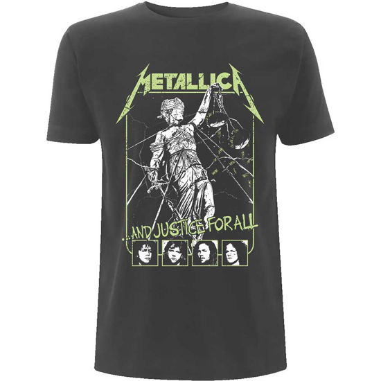 Metallica Unisex T-Shirt: Justice Faces - Metallica - Merchandise -  - 5056187767132 - 