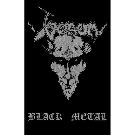 Venom Textile Poster: Black Metal 1 - Venom - Gadżety -  - 5056365727132 - 19 kwietnia 2024