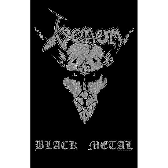 Venom Textile Poster: Black Metal - Venom - Koopwaar -  - 5056365727132 - 
