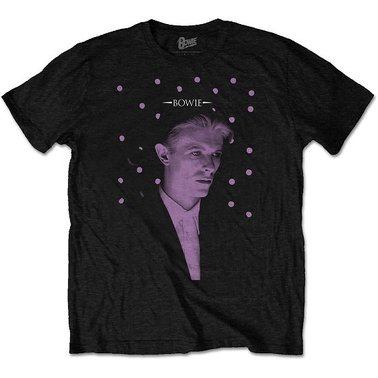David Bowie Unisex T-Shirt: Dots - David Bowie - Koopwaar -  - 5056368669132 - 