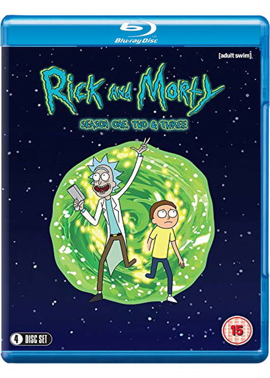 Rick And Morty Season 1 to 3 - Rick and Morty  Season 13 Bluray - Elokuva - Spirit - 5060105726132 - maanantai 14. tammikuuta 2019