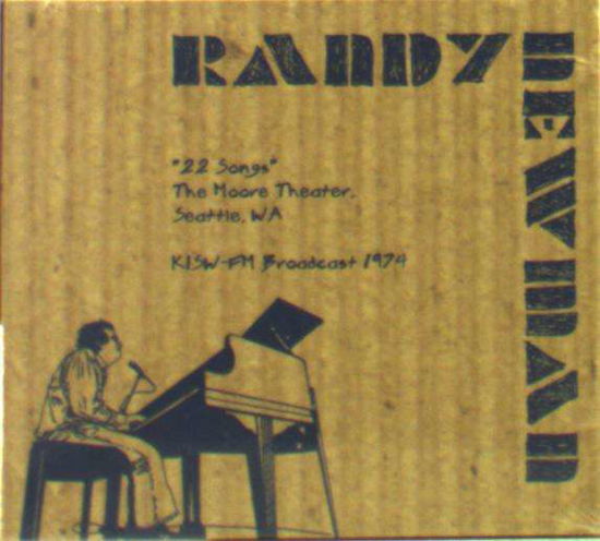 22 Songs - Randy Newman - Music - CARGO UK - 5060446120132 - November 26, 2015