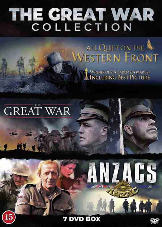 Great War Collection, the (7-dvd) - The Great  World War 1 Collection (7dvd Box Set: Limited Edition Contains:  Anzacs 5dvd Miniseries - Filmes - Discontinued - 5705643990132 - 28 de fevereiro de 2022