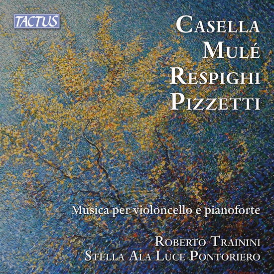 Cover for Roberto Trainini  &amp; Stella Ala Luce Pontoriero · Alfredo Casella - Ildebrando Pizzetti: Musica Per Violoncello E Pianoforte (CD) (2024)