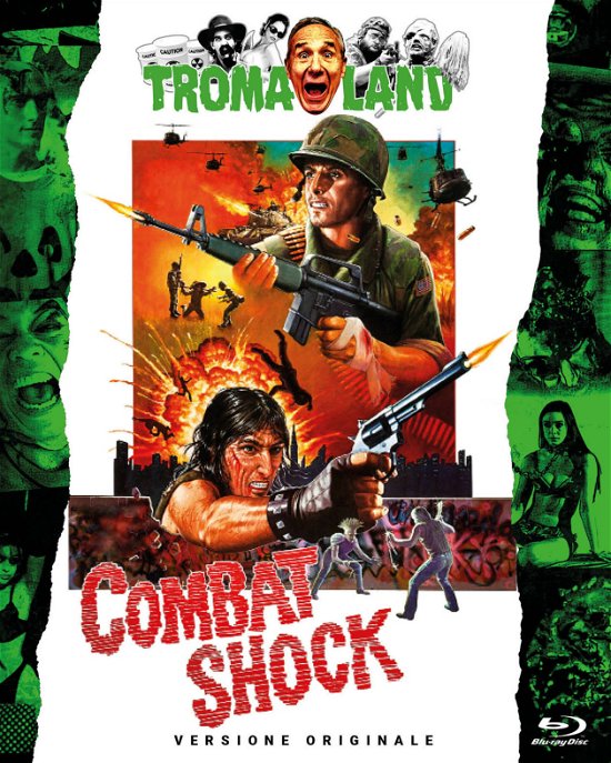 Cover for Labar Stork · Combat Shock (Blu-ray) (2022)