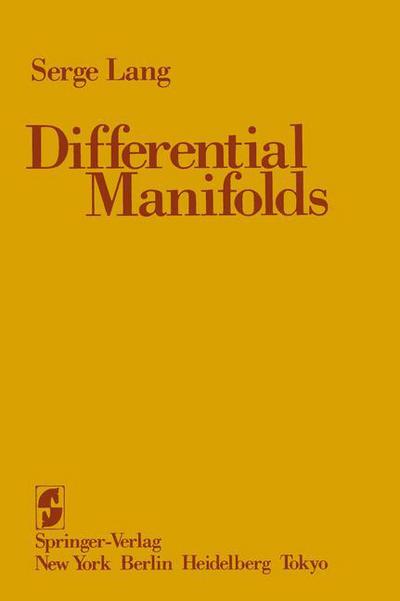 Cover for Serge Lang · Differential Manifolds (Paperback Book) [Softcover Reprint of the Original 2nd Ed. 1985 edition] (1988)