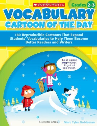 Cover for Marc Tyler Nobleman · Vocabulary Cartoon of the Day for Grades 2-3: 180 Reproducible Cartoons That Expand Students' Vocabularies to Help Them Become Better Readers and Writers (Paperback Book) [1.2.2010 edition] (2010)