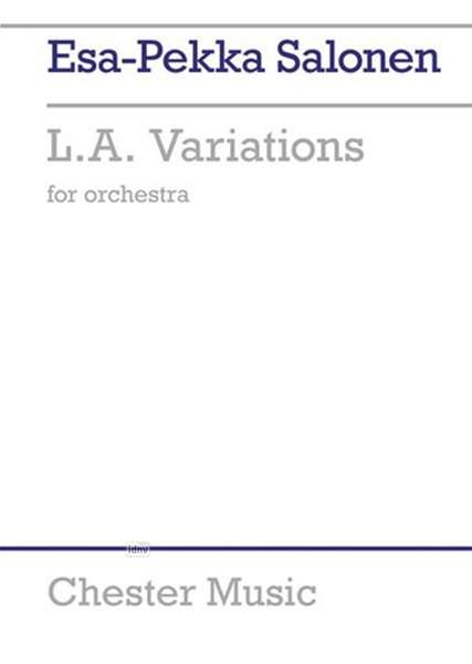 Cover for Salonen · L.A. Variations (Book)