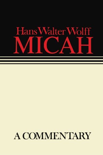 Cover for Hans Walter Wolff · Micah: Continental Commentaries - Continental Commentaries (Hardcover Book) (1990)