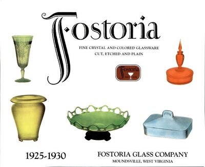 Cover for Ltd. Schiffer Publishing · Fostoria Fine Crystal and Colored Glassware: Cut, Etched and Plain 1925-1930 (Paperback Bog) (2013)