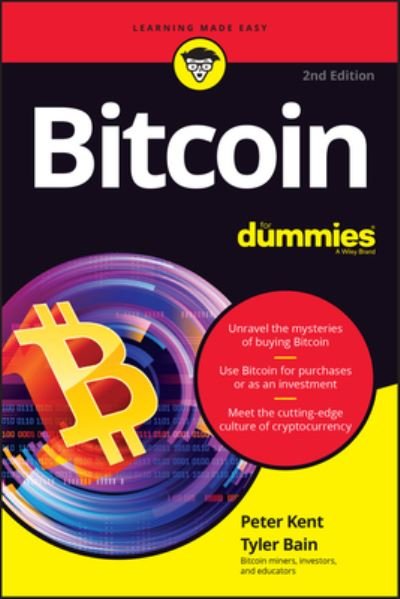 Cover for Peter Kent · Bitcoin For Dummies (Pocketbok) (2022)