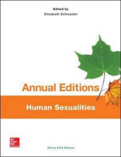 Cover for Elizabeth Schroeder · Annual Editions: Human Sexualities, 35/e (Paperback Book) (2015)