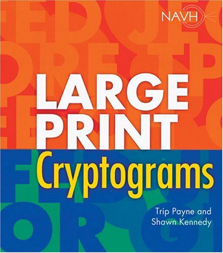 Cover for Trip Payne · Large Print Cryptograms (Spiral Book) (2004)