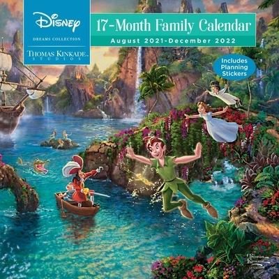 Disney Dreams Collection by Thomas Kinkade Studios: 17-Month 2021-2022 Family Wa - Thomas Kinkade - Merchandise - Andrews McMeel Publishing - 9781524864132 - 3. august 2021
