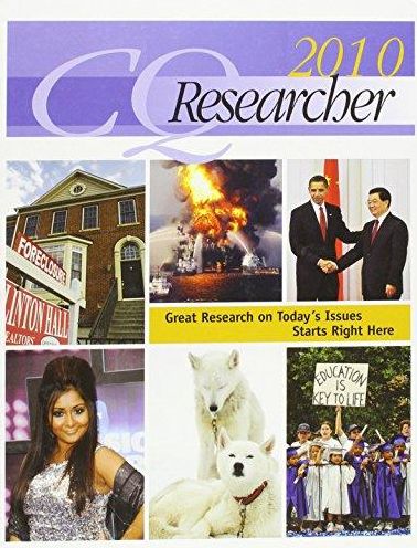 Cover for CQ Press · CQ Researcher Bound Volume 2010 (Inbunden Bok) [Revised Ed. edition] (2011)