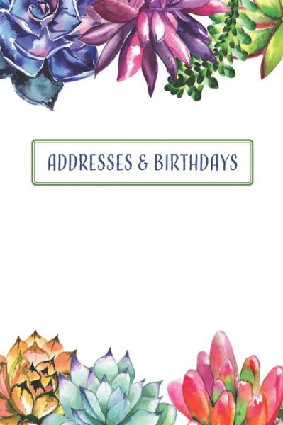 Cover for Andante Press · Addresses &amp; Birthdays (Paperback Book) (2019)