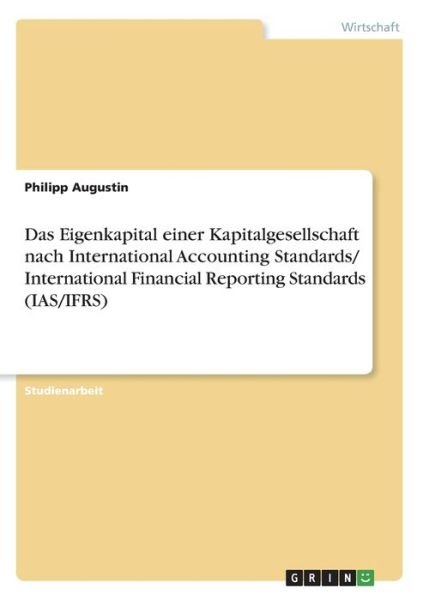Cover for Augustin · Das Eigenkapital einer Kapital (Book)