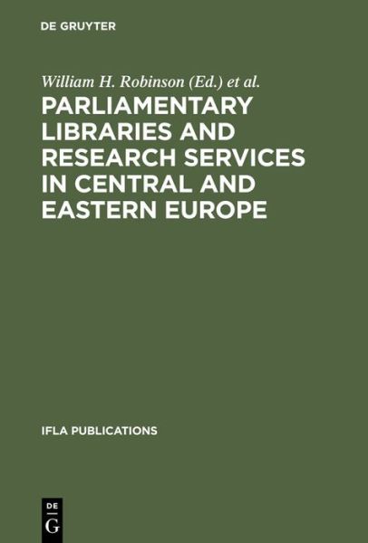 Cover for Ifla · Parliamentary Libraries and Research Se (Book) (1998)
