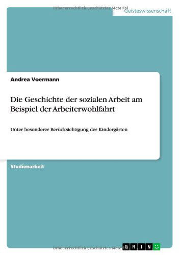 Cover for Voermann · Die Geschichte der sozialen Ar (Book) [German edition] (2011)
