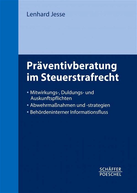 Cover for Jesse · Präventivberatung i.Steuerstrafr. (Bok)