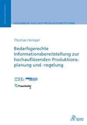 Cover for Hempel · Bedarfsgerechte Informationsbere (Book)