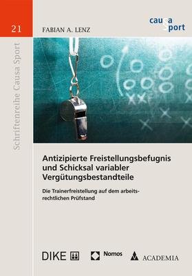 Cover for Lenz · Antizipierte Freistellungsbefugnis (Book) (2020)