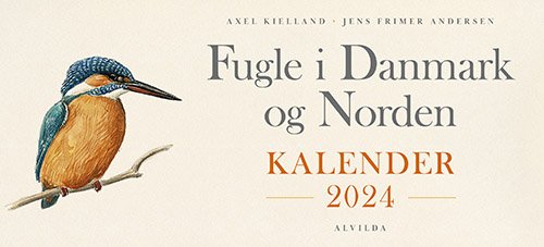Fugle i Danmark og Norden - Kalender 2024 - Jens Frimer Andersen Axel Kielland - Books - Forlaget Alvilda - 9788771319132 - October 2, 2023