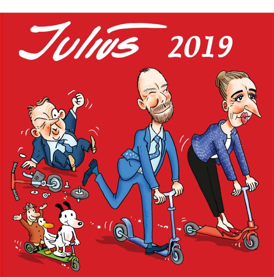 Cover for Jens Julius Hansen · Julius Tegninger (Sewn Spine Book) [1. Painos] (2019)