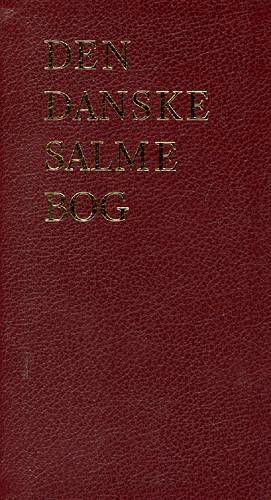 Cover for Den Danske Salmebog - Luksus rød, guldtryk på ryg / front (Skinnbok) [1. utgave] [Skindindbundet] (2003)