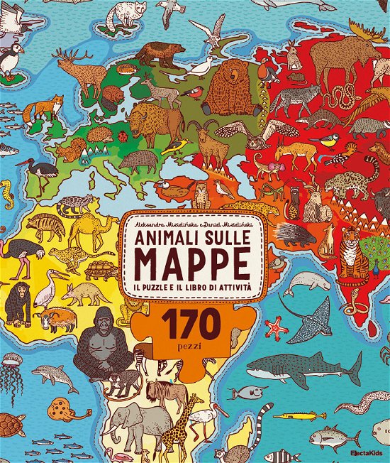 Cover for Daniel Mizielinski · Animali Sulle Mappe. Il Puzzle E Il Libro Di Attivita. Con Prodotti Vari (DVD)