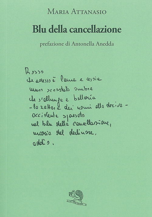 Cover for Maria Attanasio · Blu Della Cancellazione (Book)