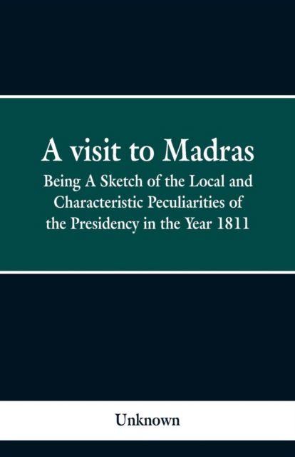 Cover for A visit to Madras (Paperback Bog) (2019)