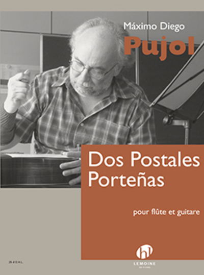 Cover for Maximo Diego Pujol · Dos Postales Portenas Flute &amp; Guitar (Paperback Book) (2019)