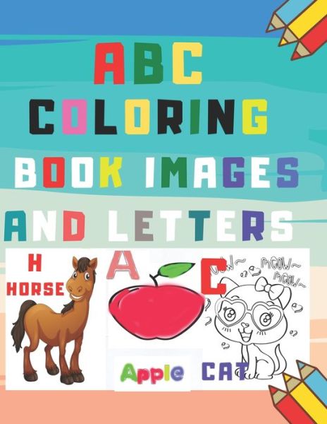 Cover for Laila Elkaouli · ABC coloring book images and letters (Paperback Book) (2020)