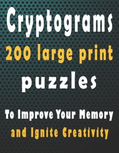 Cover for Bk Cryptograms · Cryptograms (Paperback Bog) (2020)