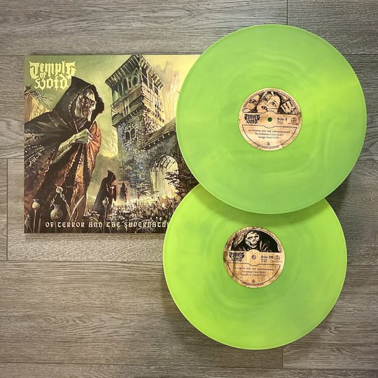 Cover for Temple of Void · Of Terror and the Supernatural (Supernatural Green Vinyl) (LP) (2021)