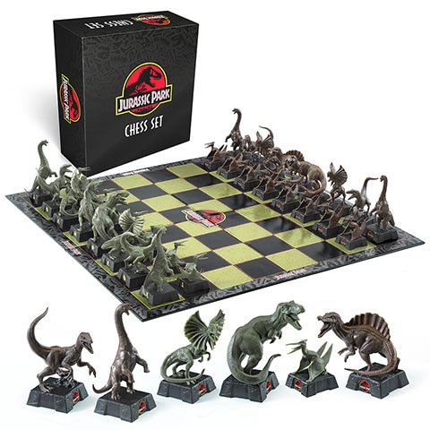 Jurassic Park Chess Set - Jurassic Park - Board game - NOBLE COLLECTION UK LTD - 0849421007133 - December 15, 2020