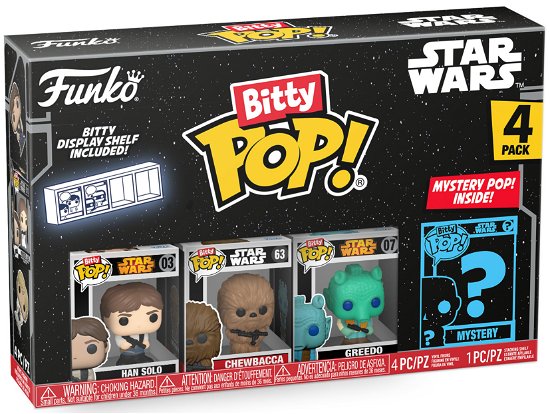 Star Wars - Han Solo 4pk - Funko Bitty Pop!: - Merchandise - Funko - 0889698715133 - 5. mai 2023