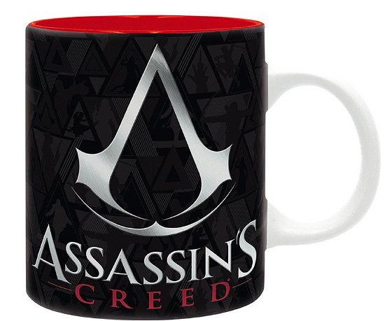 ASSASSINS CREED - Mug - 320 ml - Crest black & re - Assassin'S Creed - Merchandise - ASSASSINS CREED - 3665361100133 - 