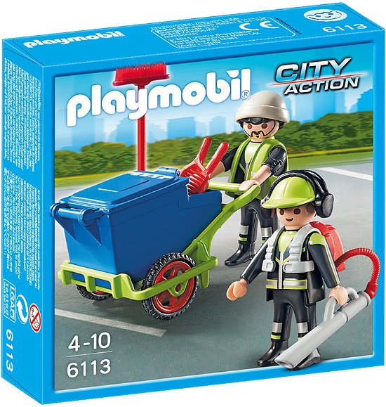Cover for - No Manufacturer - · Playmobil - Sanitation Team (Leketøy)